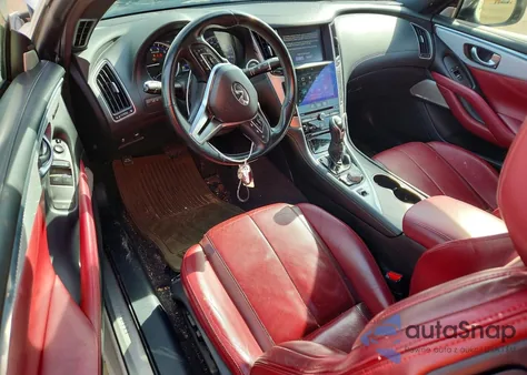 2017 Infiniti Q60 Premium z USA, uszkodzony, nr VIN JN1EV7EL7HM554534